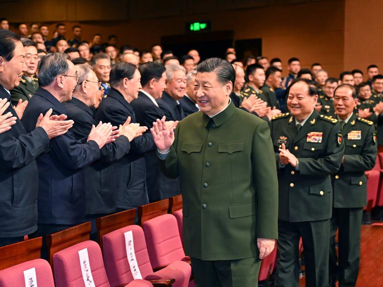 Der chinesische Präsident Xi Jinping beim Frühlingsfest in Peking, 29. Januar 2024.