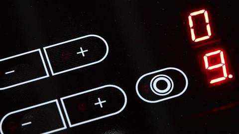 Bedienfeld eines Induktionsherds