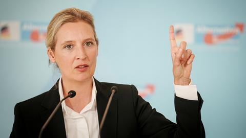 Alice Weidel, AfD-Bundesvorsitzende und Fraktionsvorsitzende der AfD,
