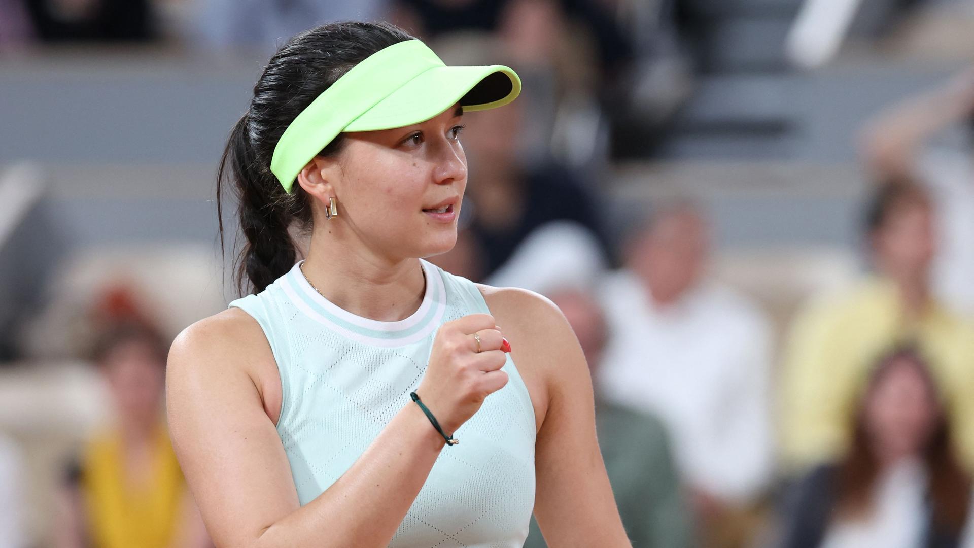 Zu sehen ist Tennisspielerin Eva Lys bei den French Open.