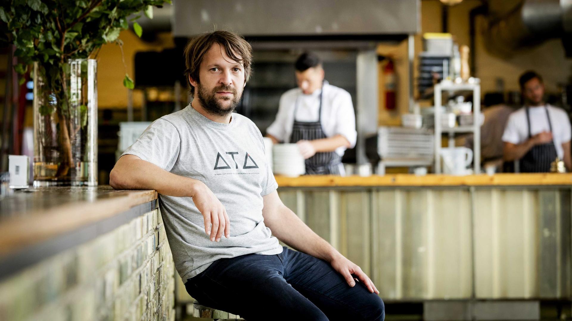 Der dänische Koch René Redzepi, Mitinhaber des Restaurants Noma in Kopenhagen
      