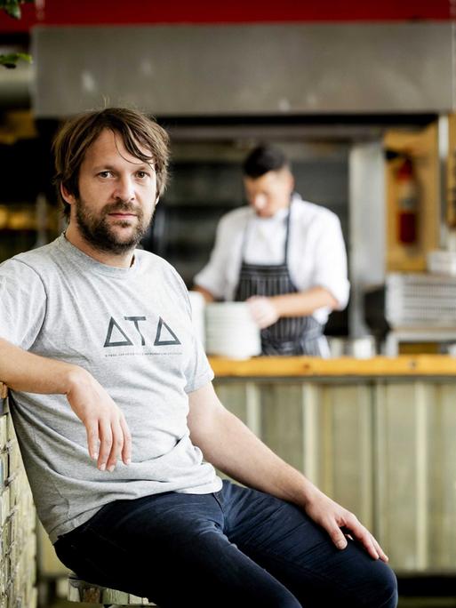 Der dänische Koch René Redzepi, Mitinhaber des Restaurants Noma in Kopenhagen
      