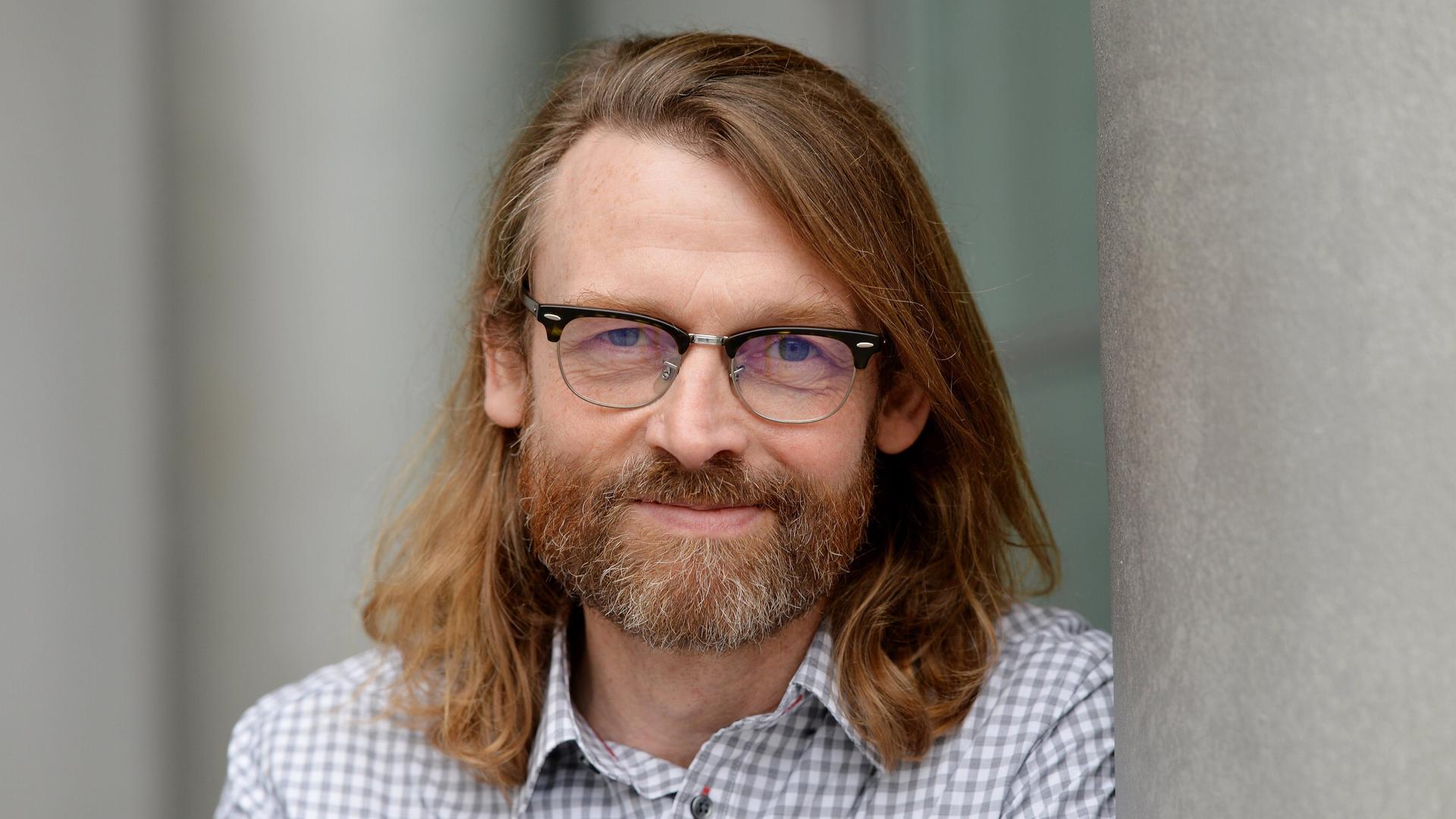 Christoph Peters auf der Frankfurter Buchmesse, in Frankfurt/Main (Hessen).