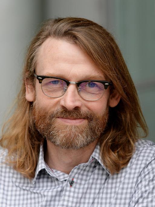 Christoph Peters auf der Frankfurter Buchmesse, in Frankfurt/Main (Hessen).