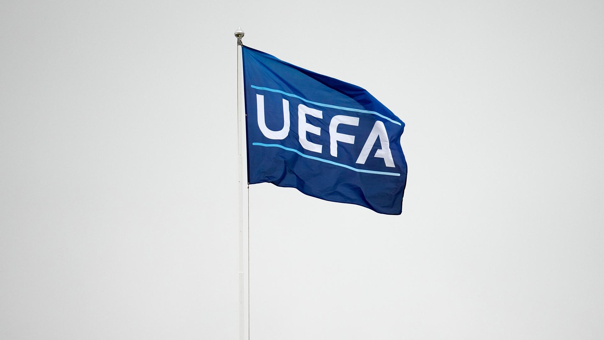Die UEFA-Flagge Die UEFA-Flagge