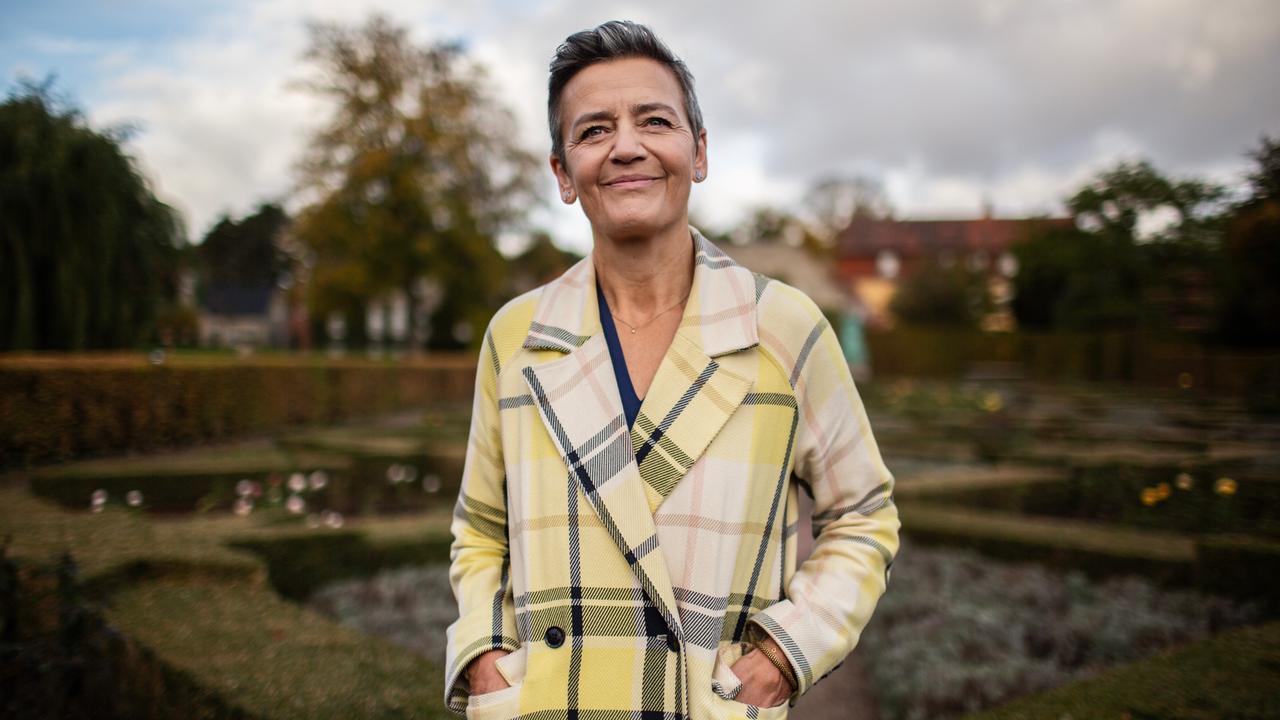 Ehemalige EU-Kommissarin Margrethe Vestager im Königsgarten in Kopenhagen