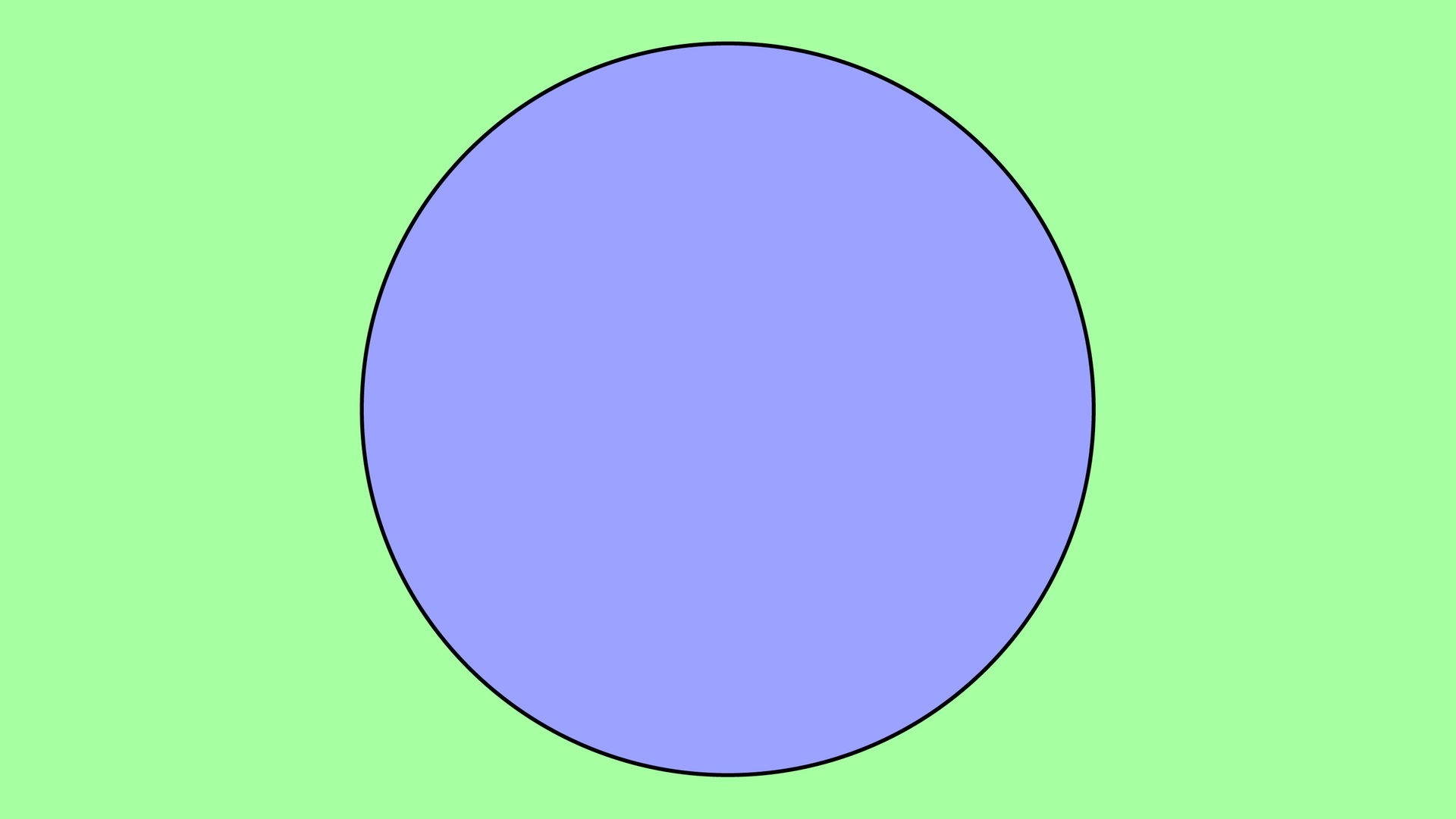 Die Grafik zeigt einen	lila Vollmond auf einem grünen Rechteck.