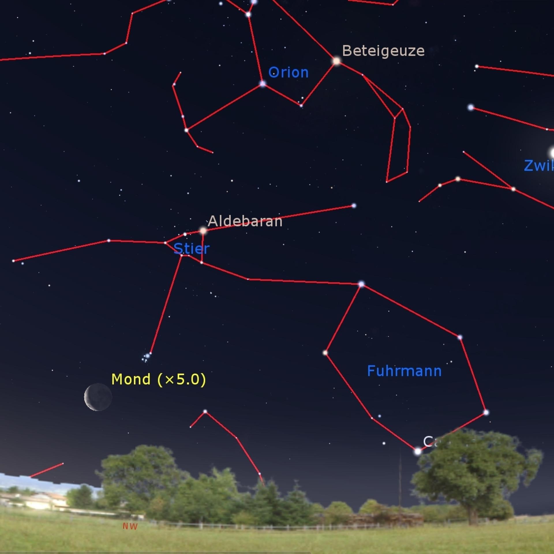 Hörerin-Frage - Der Sternzeit-Himmel rund um die Welt