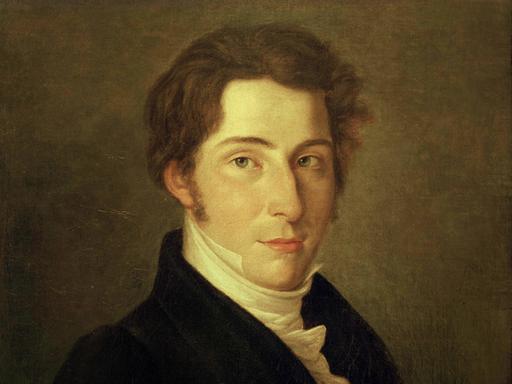 Gemälde von Carl Maria von Weber gezeichnet von Carl Christian Vogel von Vogelstein