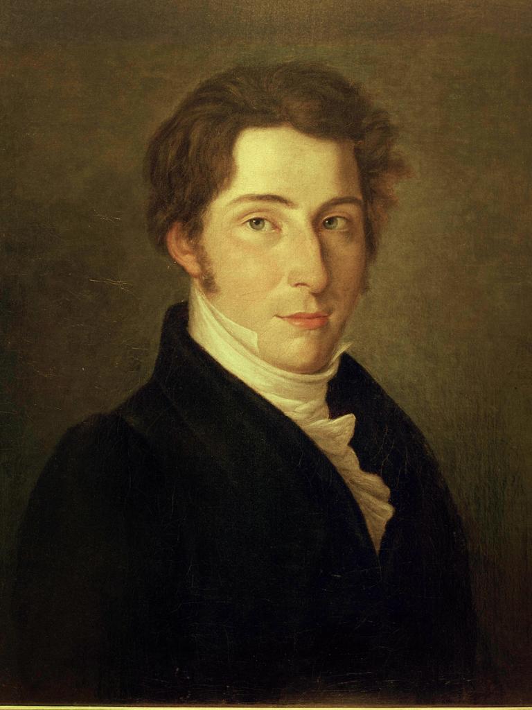 Gemälde von Carl Maria von Weber gezeichnet von Carl Christian Vogel von Vogelstein
