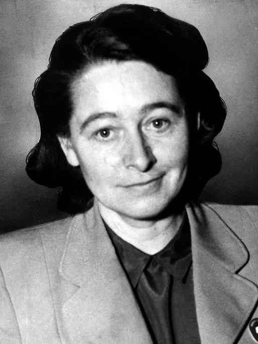 Die Schriftstellerin und Publizistin Margarete Buber-Neumann (undatierte Aufnahme in schwarz-weiß).