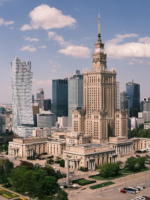 Der Kultur- und Wissenschaftspalast in Warschau.