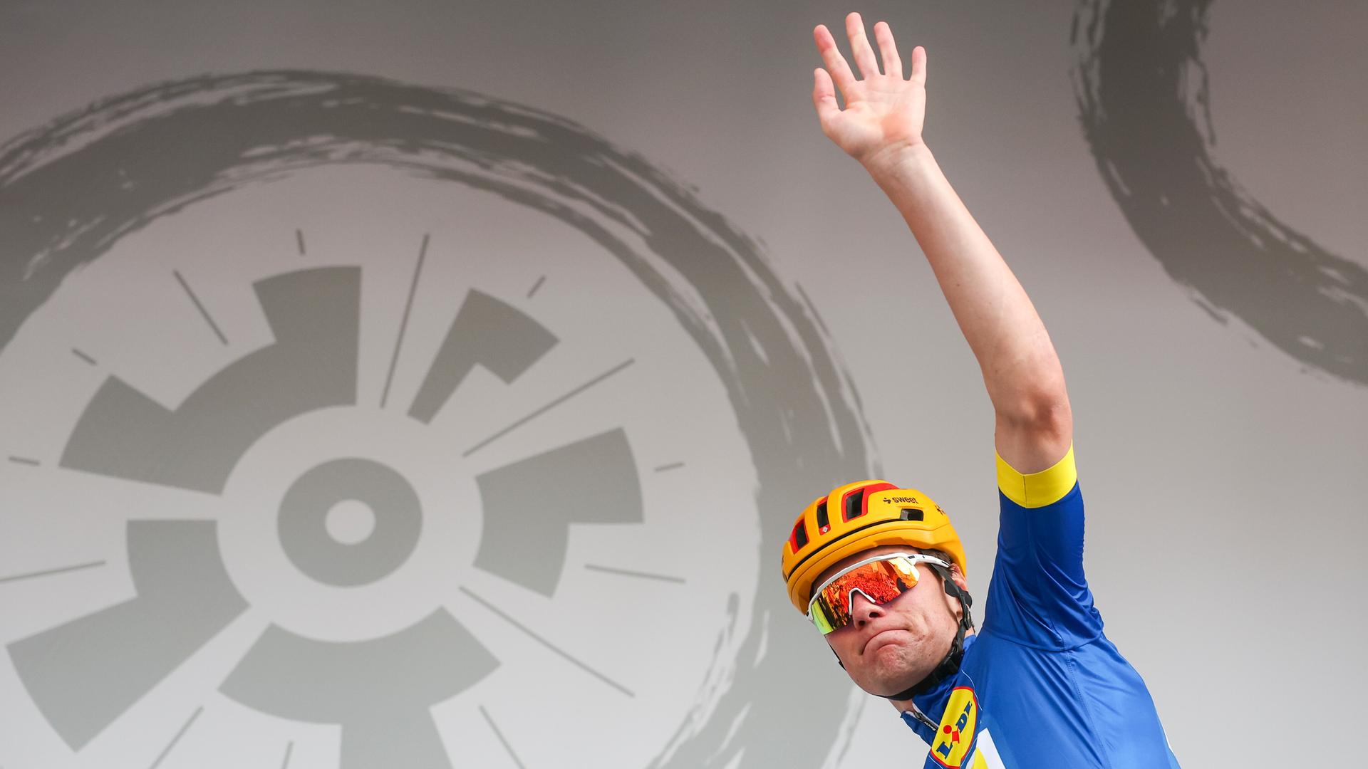 Deutschlandtour: Sören Waerenskjold aus Norwegen vom Team Uno-X Mobility holt den Sieg.