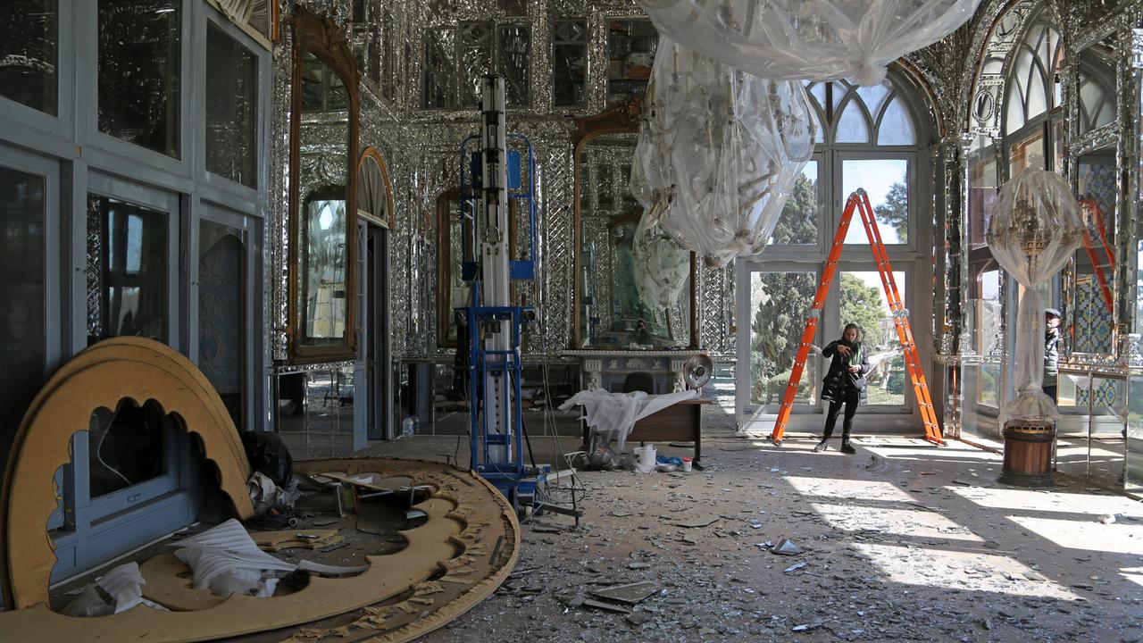 Der historische Golestan-Palast, UNESCO-Weltkulturerbe, wurde bei Angriffen Israels und der Vereinigten Staaten auf die iranische Hauptstadt Teheran am 3. März 2026 beschädigt. Der historische Golestan-Palast, UNESCO-Weltkulturerbe, wurde bei Angriffen Israels und der Vereinigten Staaten auf die iranische Hauptstadt Teheran am 3. März 2026 beschädigt.