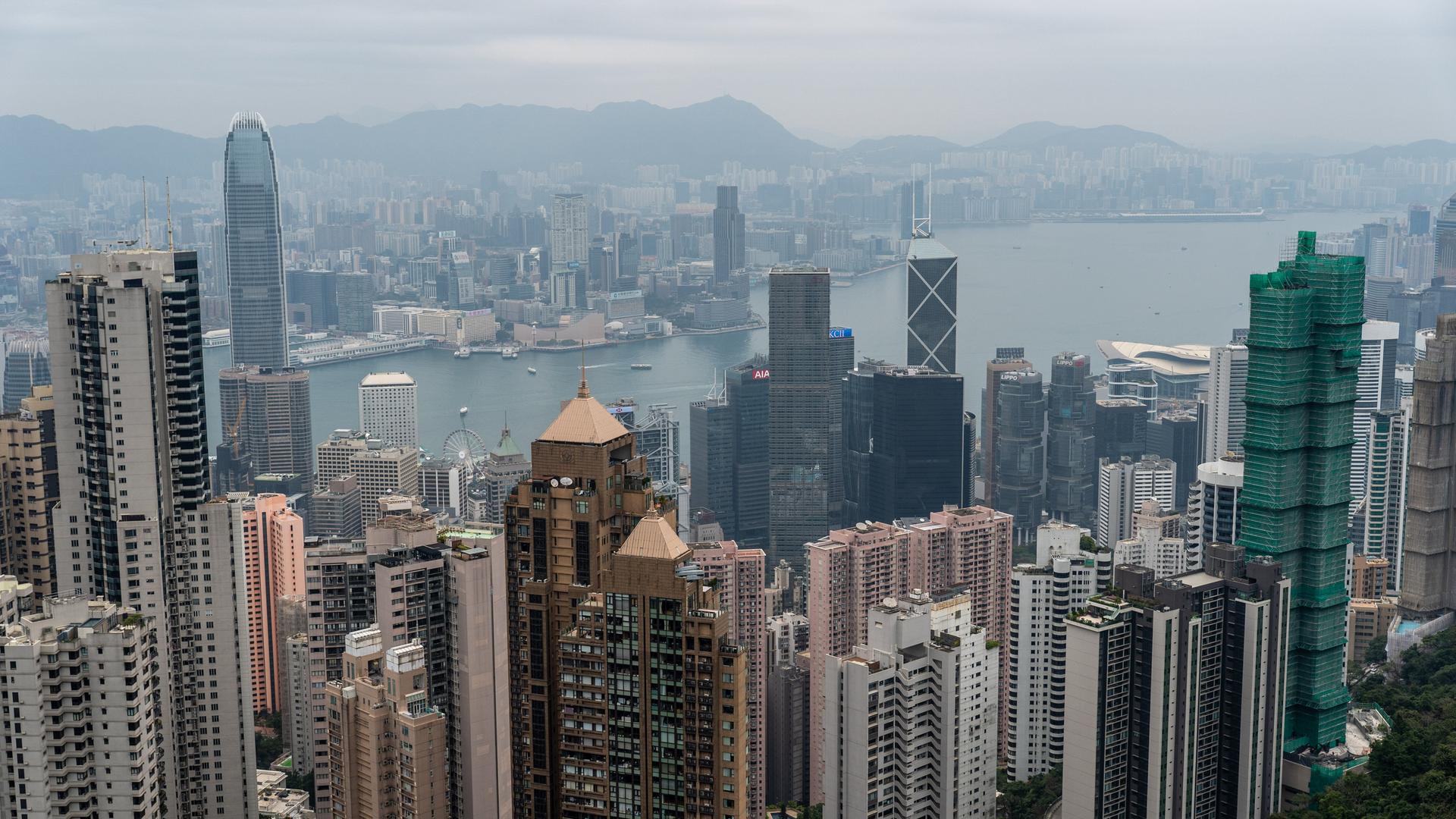 Skyline von Hongkong