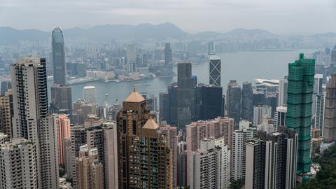 Skyline von Hongkong