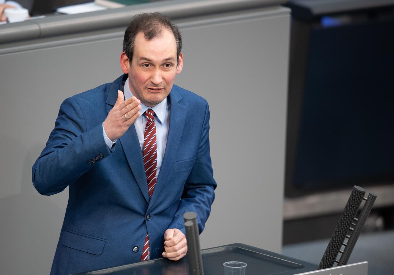 Norbert Kleinwächter (AfD) spricht im Bundestag