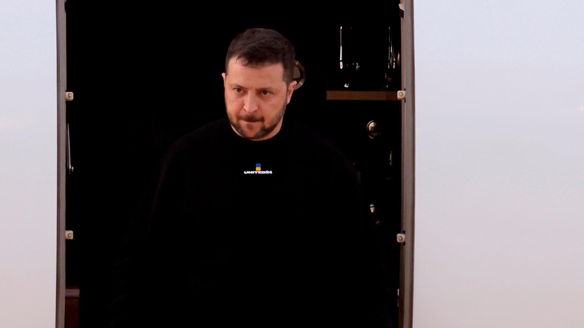 Der ukrainische Präsident Wolodymyr Selenskyj Der ukrainische Präsident Wolodymyr Selenskyj