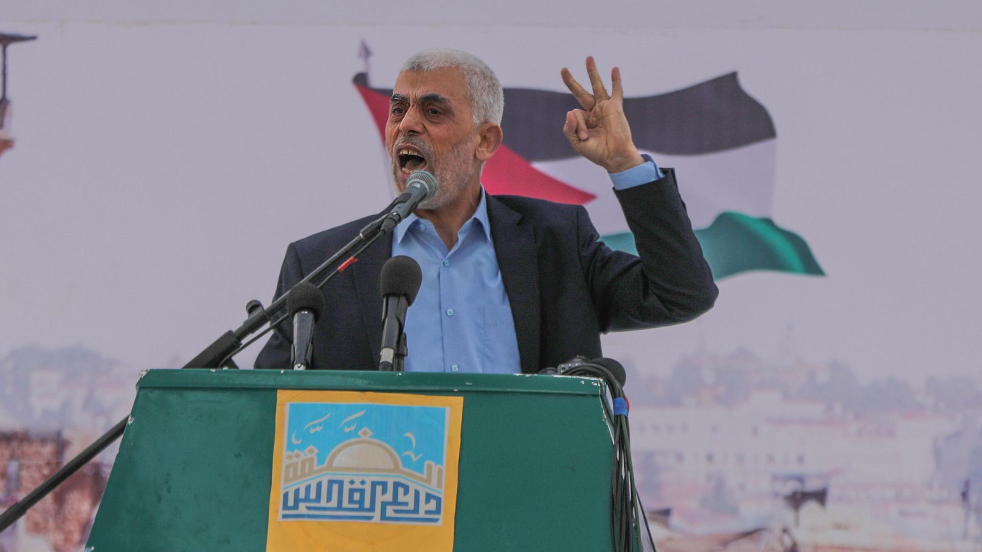 Yahya Sinwar, Anführer der Hamas in Gaza Yahya Sinwar, Anführer der Hamas in Gaza
