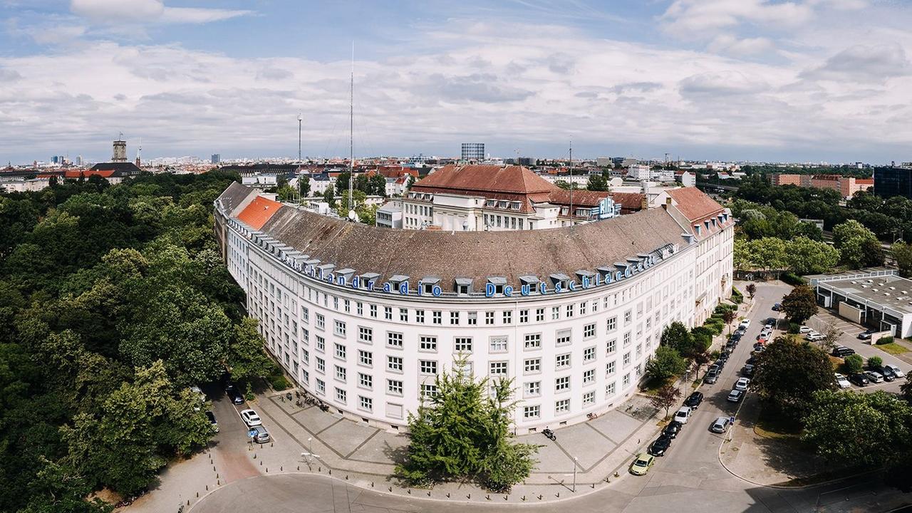 Das Funkhaus in Berlin von oben fotografiert