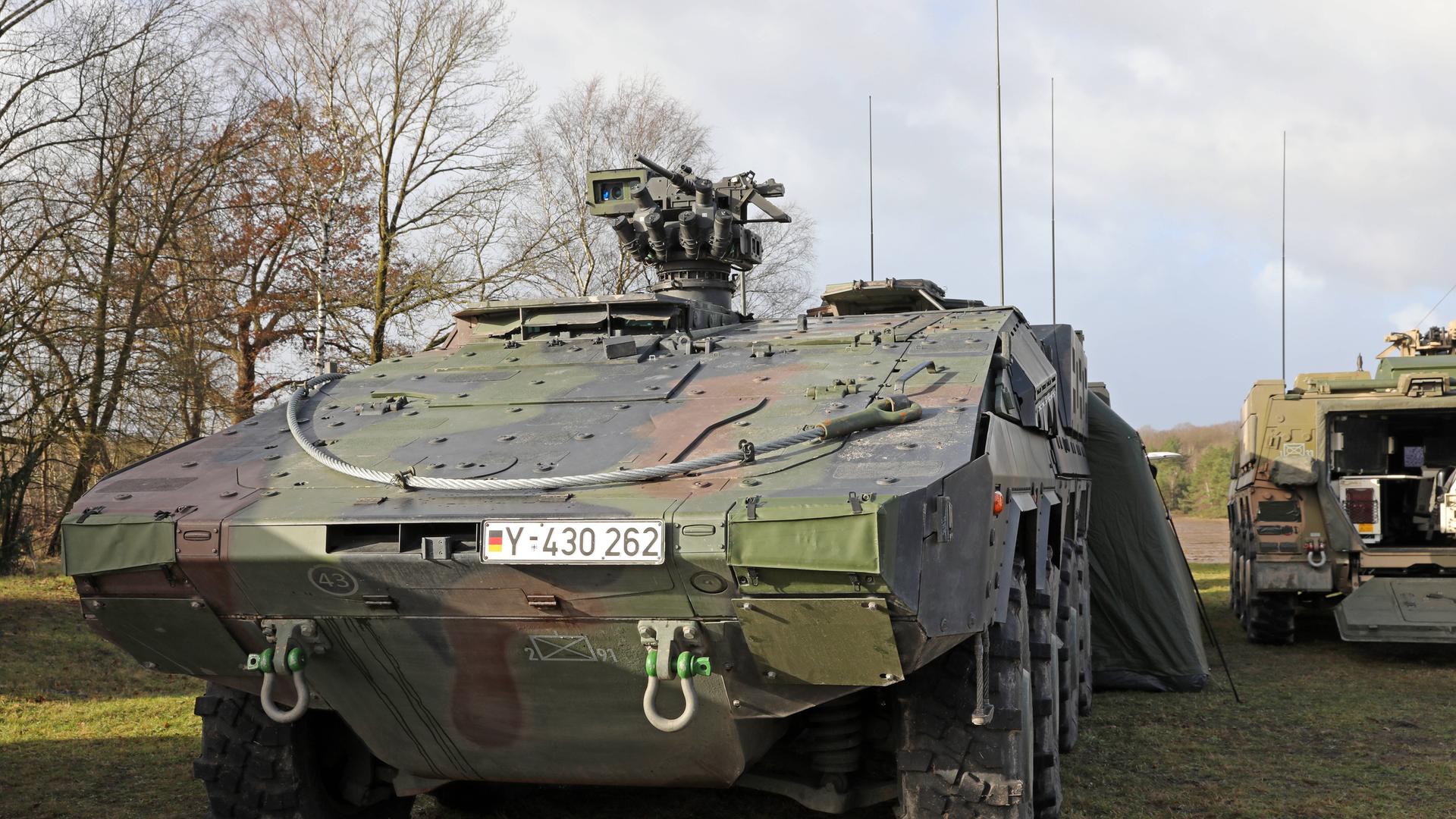 Gepanzertes Transport-Kraftfahrzeug der Bundeswehr