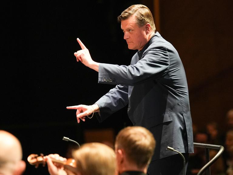 Dirigent Christian Thielemann beim Neujahrskonzerts der Wiener Philharmoniker.
