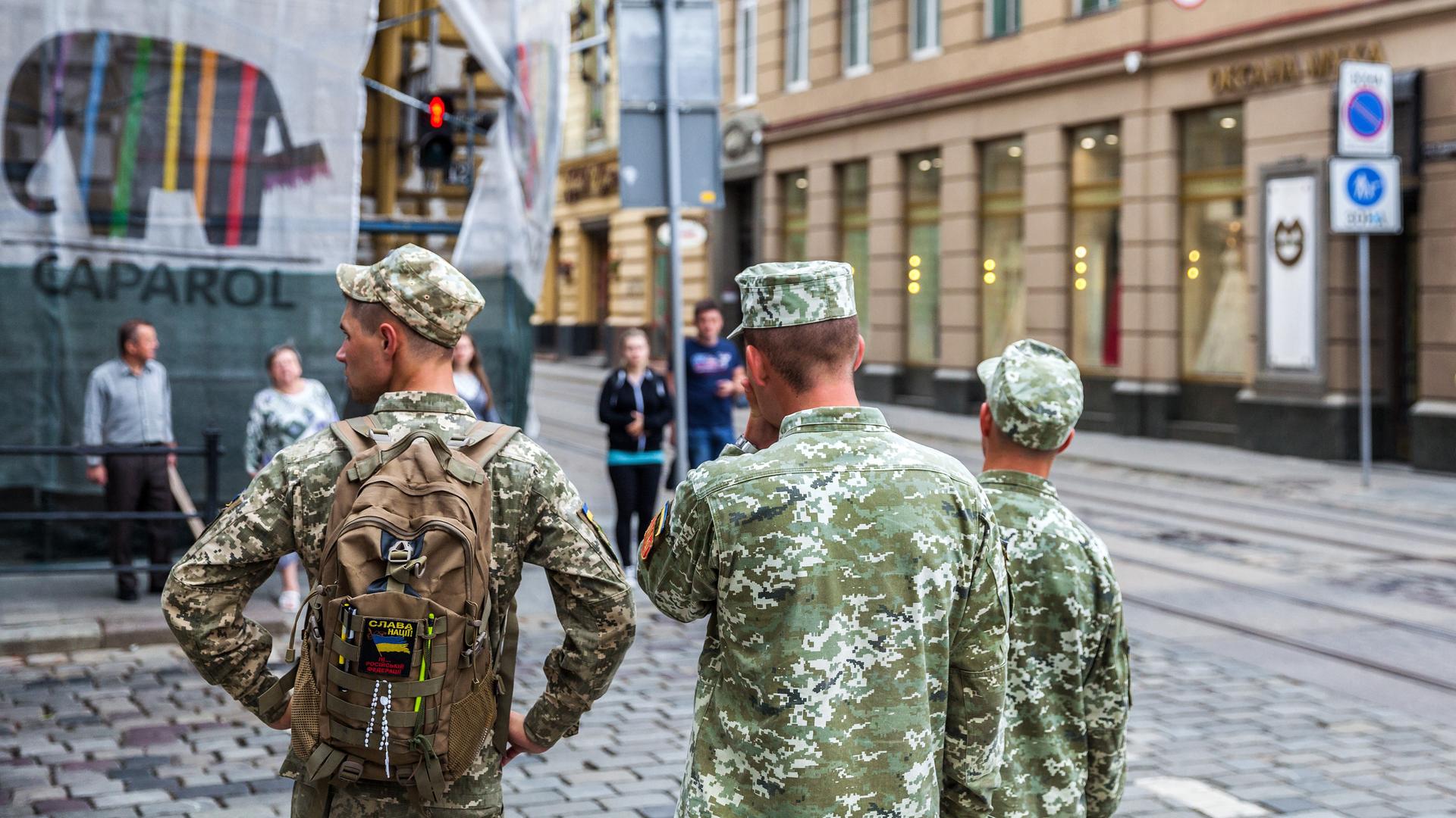 Soldaten in der Ukraine