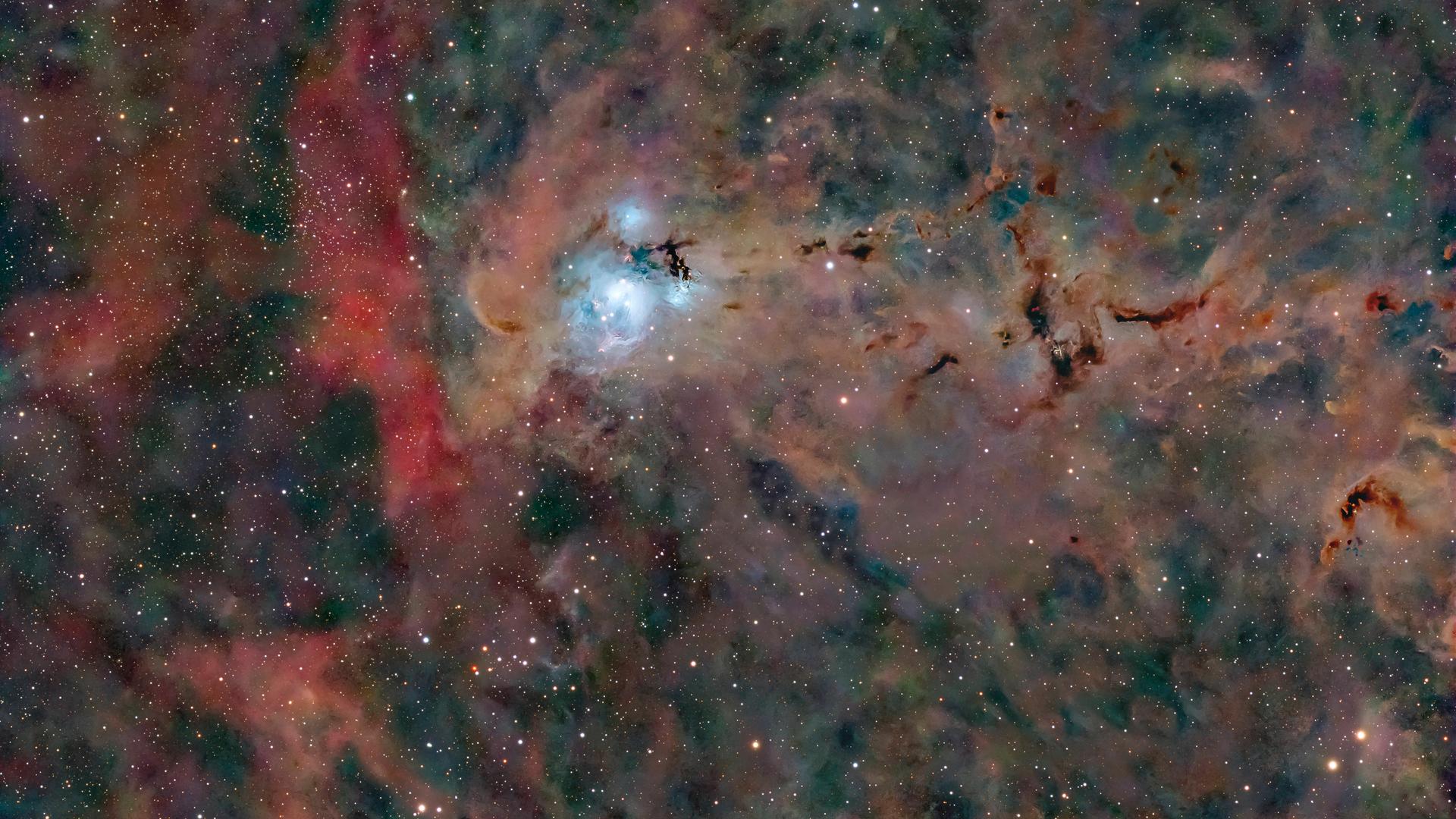 Ein Blick in das Universum auf eine weit entfernte Galaxie. Ein Blick in das Universum auf eine weit entfernte Galaxie.