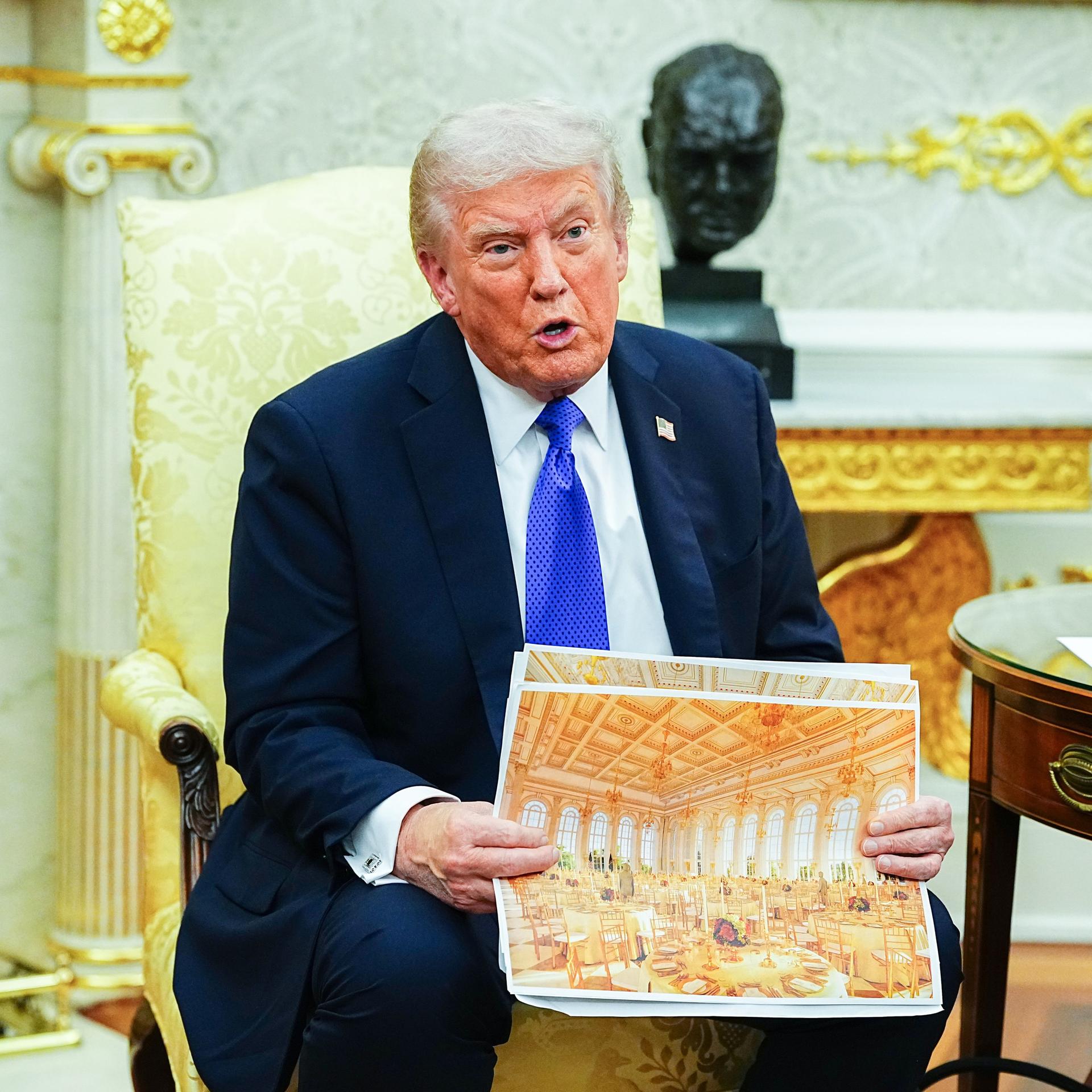Weißes Haus - US-Präsident lässt Ostflügel für Ballsaal abreißen