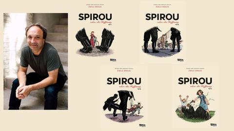 Der französische Zeichner Émile Bravo und seine Comic-Tetralogie "Spirou oder: die Hoffnung Teil 1-4"