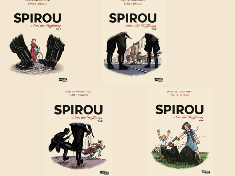 Der französische Zeichner Émile Bravo und seine Comic-Tetralogie "Spirou oder: die Hoffnung Teil 1-4"