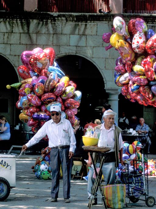 Luftballon-Verkäufer in Mexiko-City
