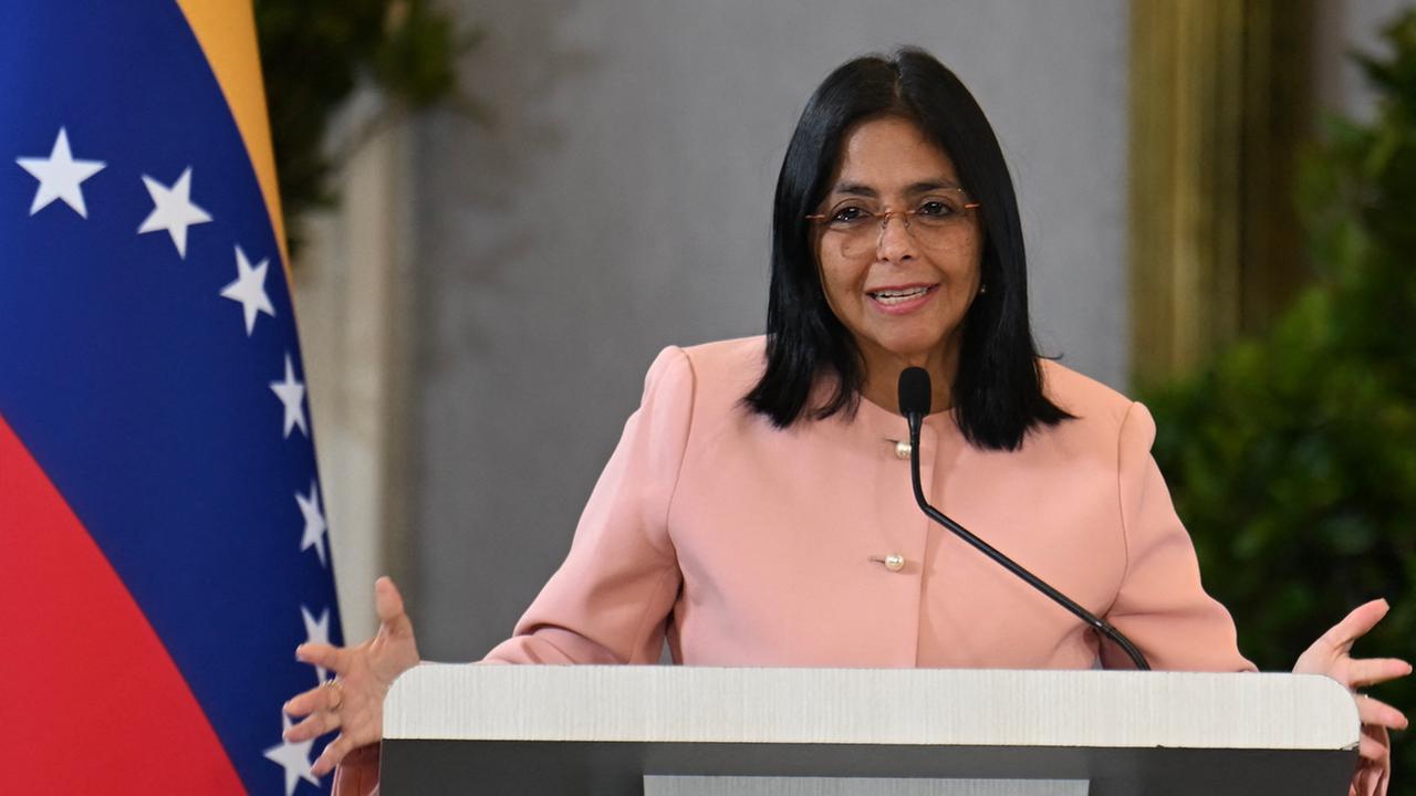 Die neue Interimspräsidentin Venezuelas, Delcy Rodríguez Die neue Interimspräsidentin Venezuelas, Delcy Rodríguez