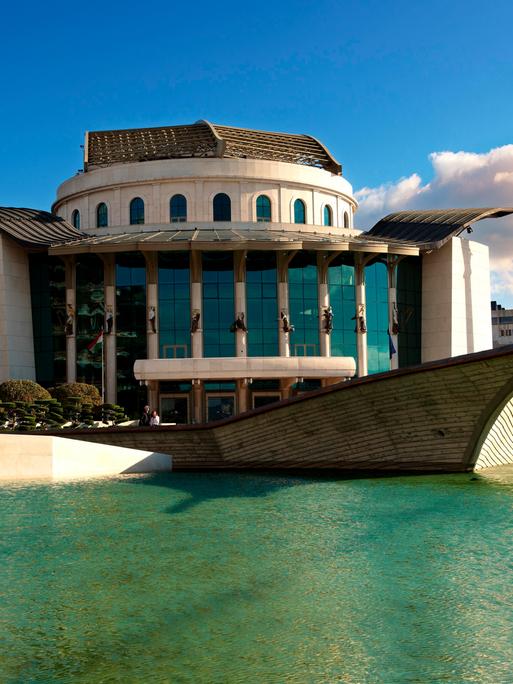 Das ungarische Nationaltheater, Budapest, Ungarn, Europa Das ungarische Nationaltheater, Budapest, Ungarn, Europa