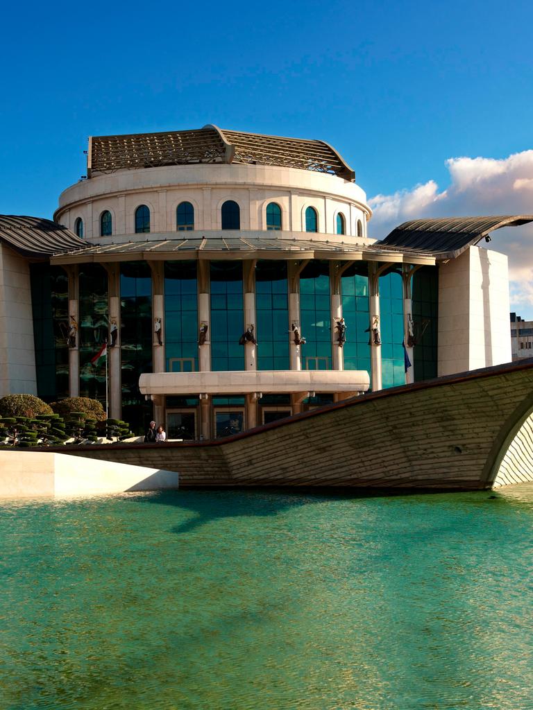 Das ungarische Nationaltheater, Budapest, Ungarn, Europa