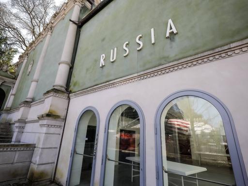 Russlands Pavillon in den Biennale Gardens.
