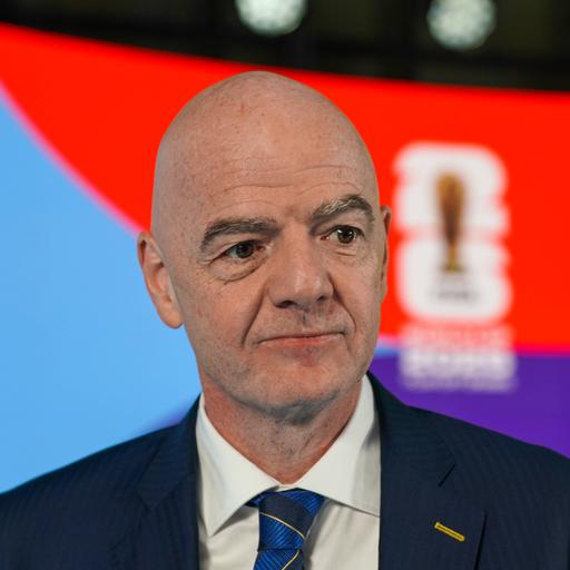 Das Foto zeigt den FIFA-Präsidenten Gianni Infantino.