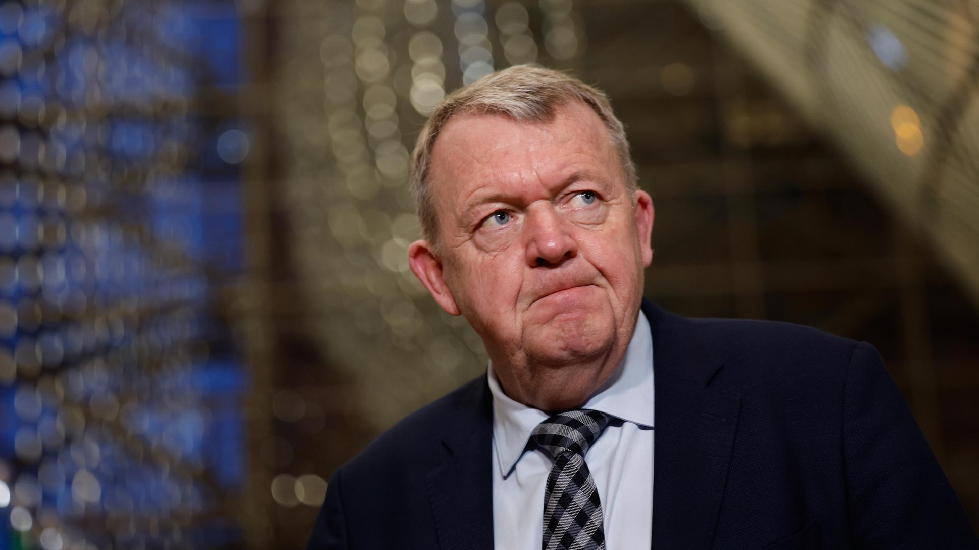 Lars Lokke Rasmussen, Außenminister von Dänemark, im Porträt Lars Lokke Rasmussen, Außenminister von Dänemark, im Porträt