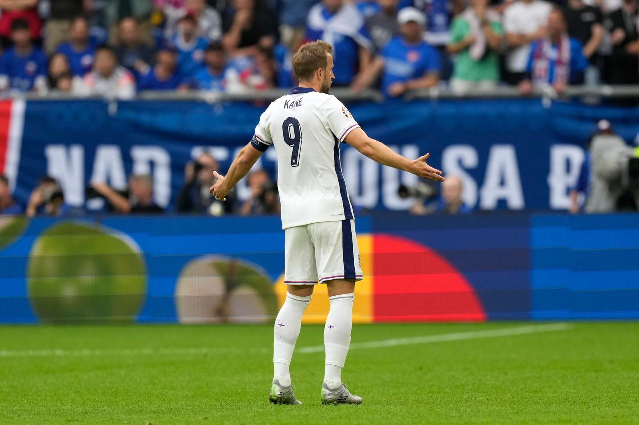 Englands Fußball-Star Harry Kane beim Achtelfinal-Spiel gegen die Slowakei