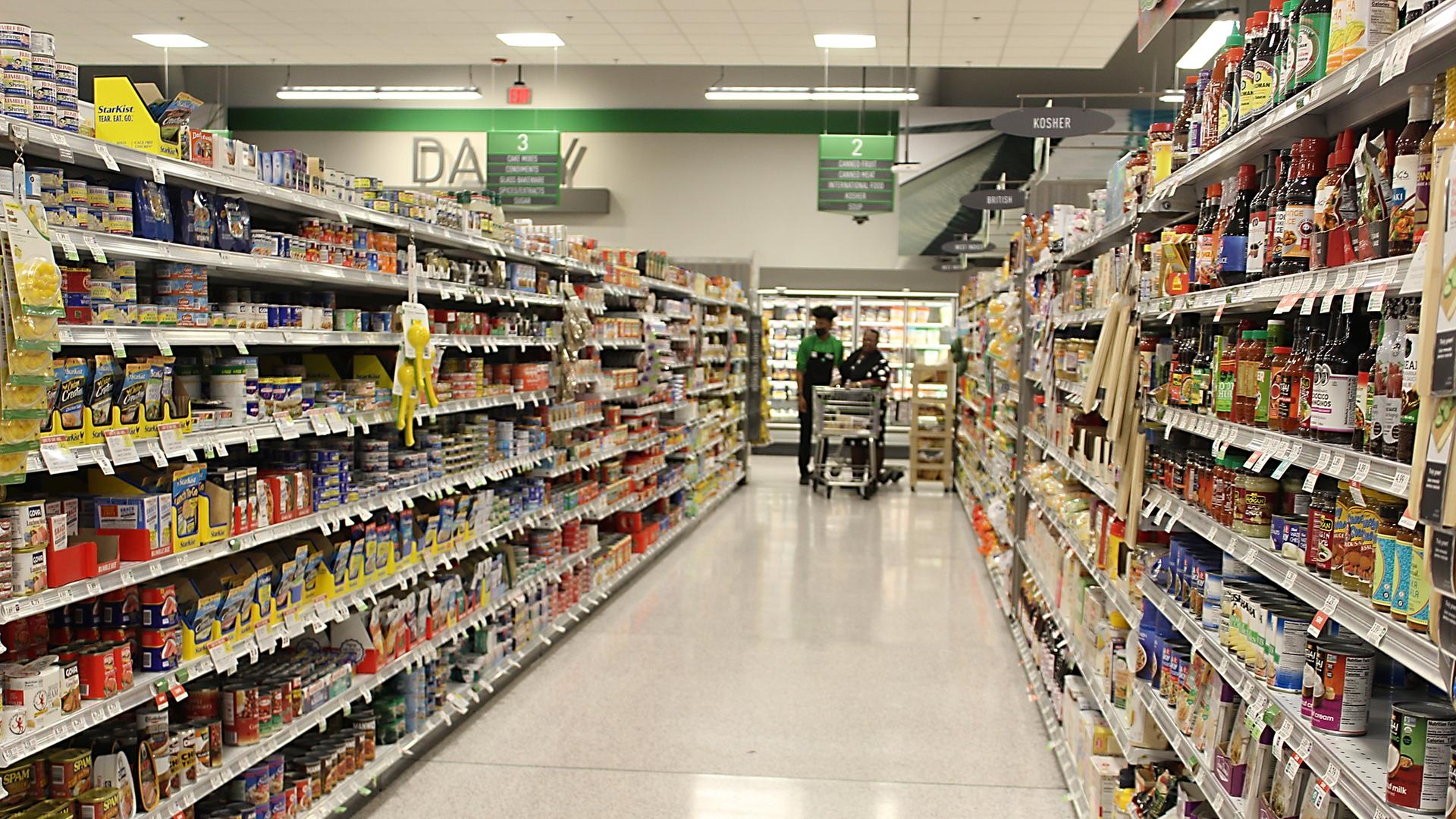 Ein Supermarkt in Miami/Florida Ein Supermarkt in Miami/Florida