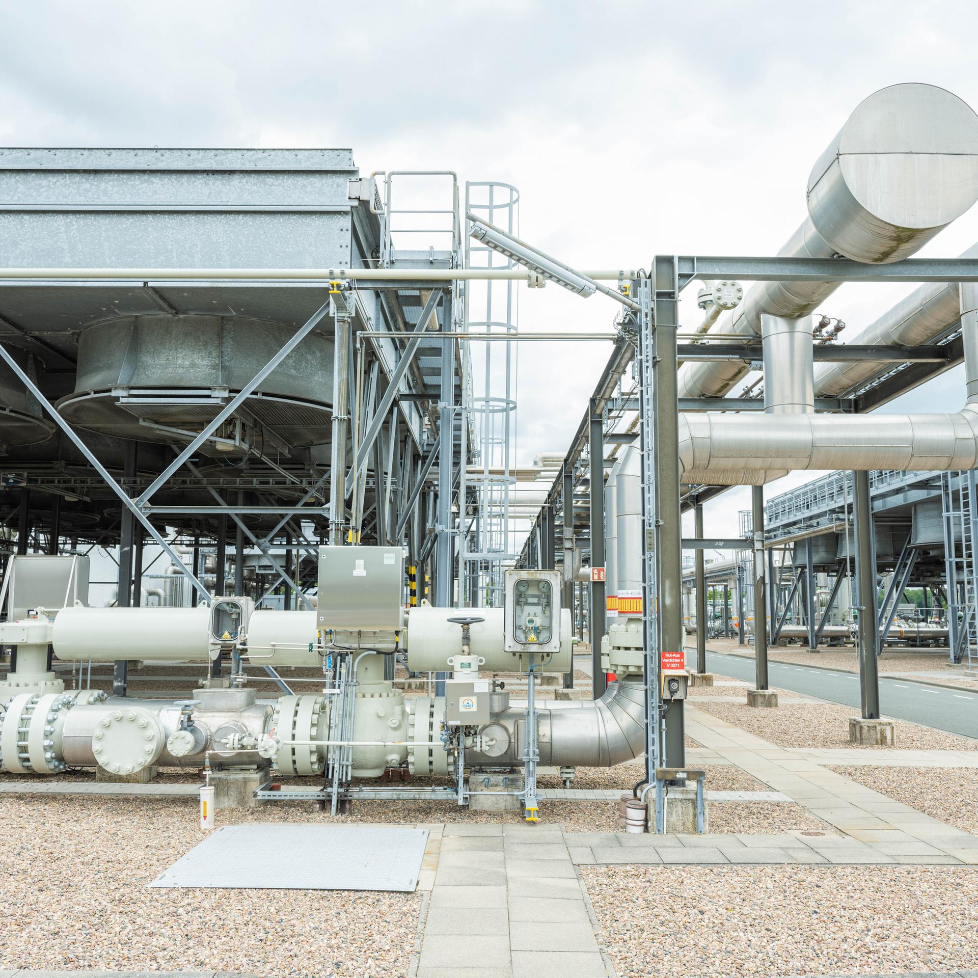 Die Technik vom Astora Gasspeicher in Rehden.