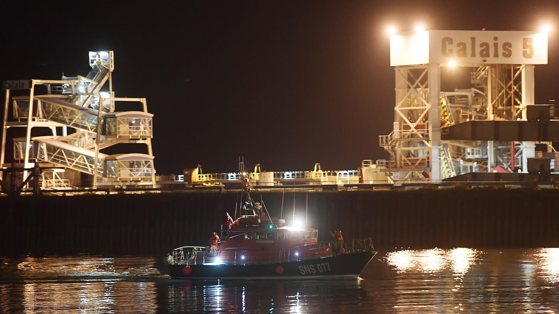 Das Boot, das die gekenterten Migranten nach Großbritannien brachte