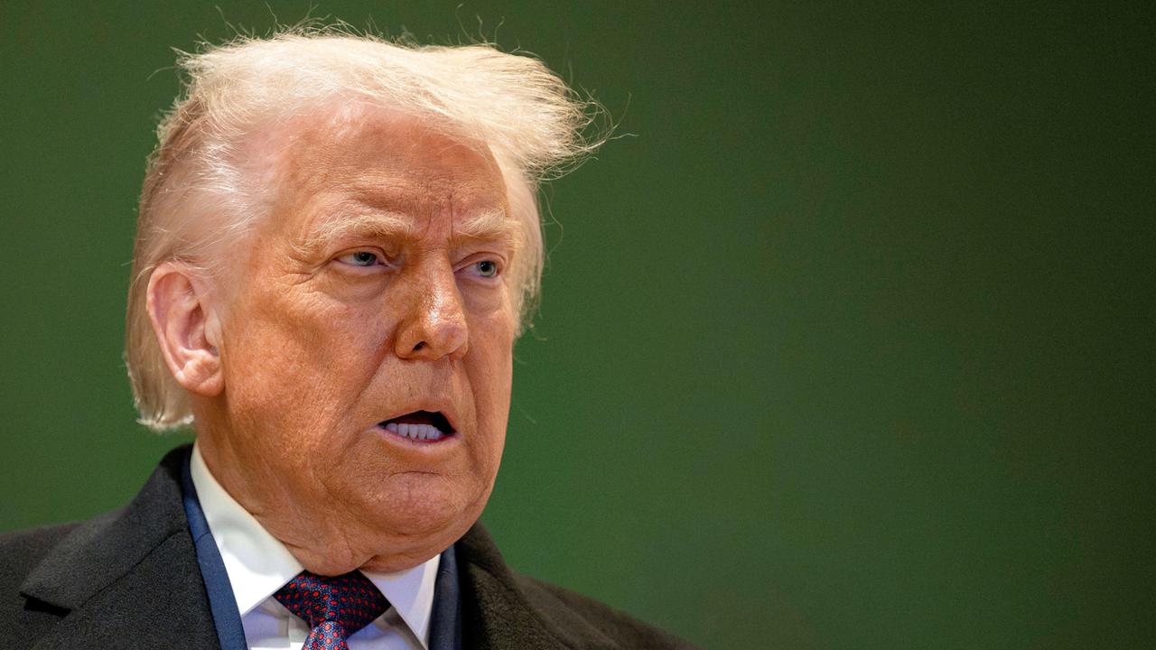 Donald Trump am 22. Januar bei World Economic Forum in Davos, Schweiz