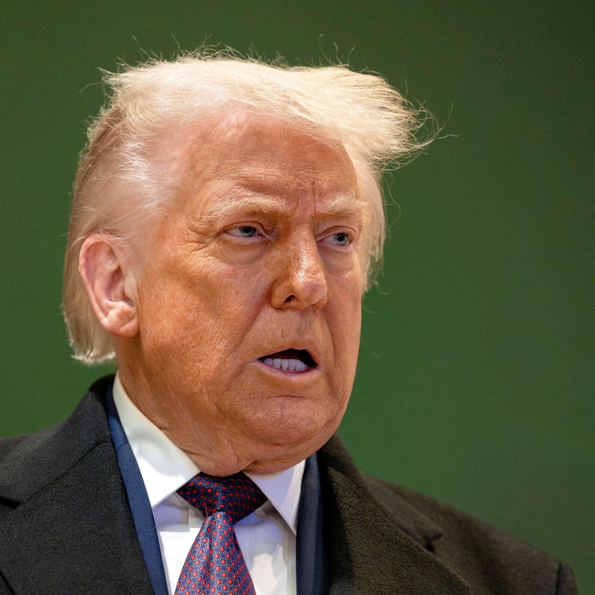 Donald Trump am 22. Januar bei World Economic Forum in Davos, Schweiz
