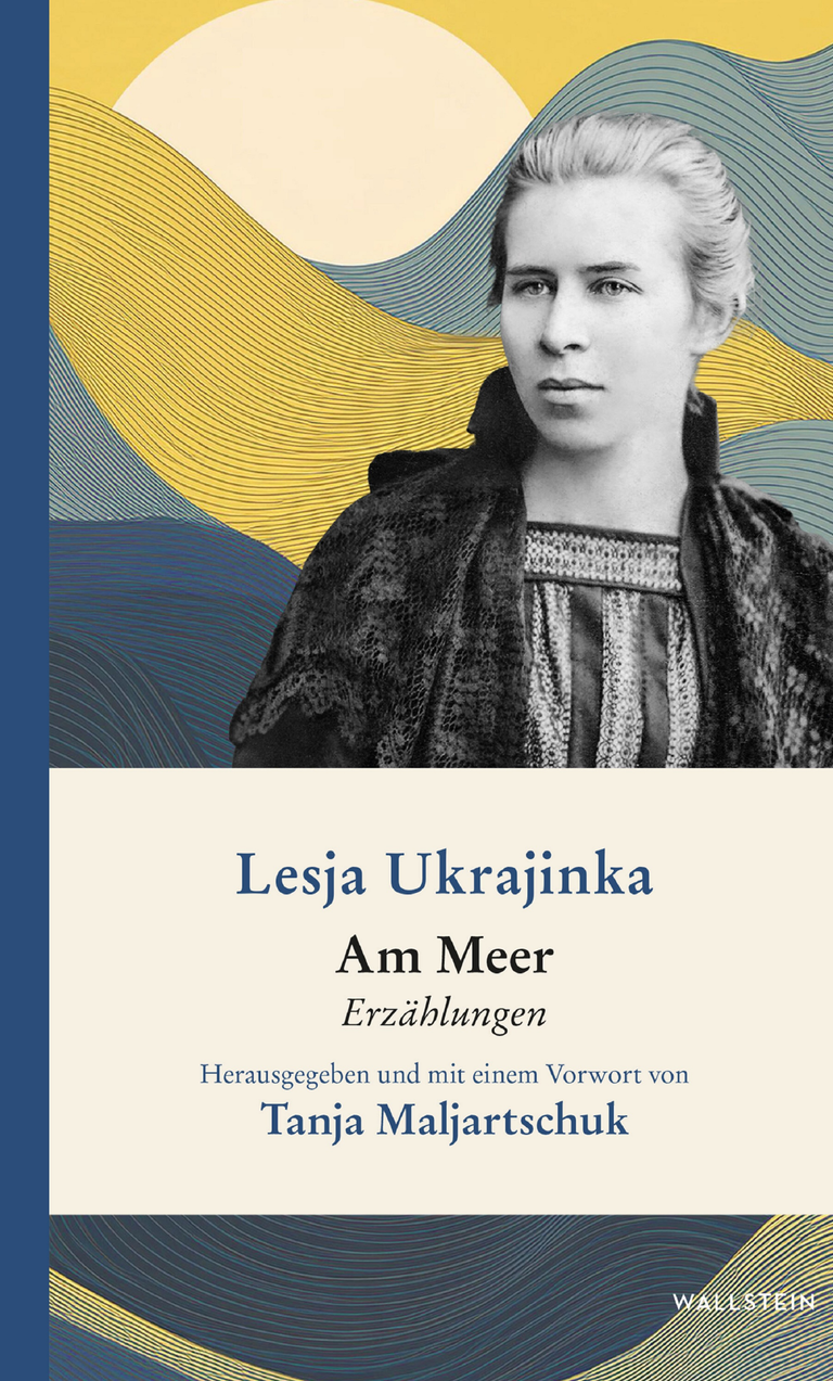 Buchcover von "Am Meer" mit Erzählungen von Lesja Ukrajinka Buchcover von "Am Meer" mit Erzählungen von Lesja Ukrajinka