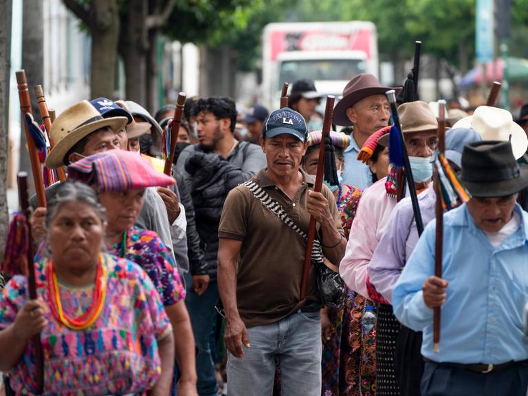 Demonstration in Guatemala City