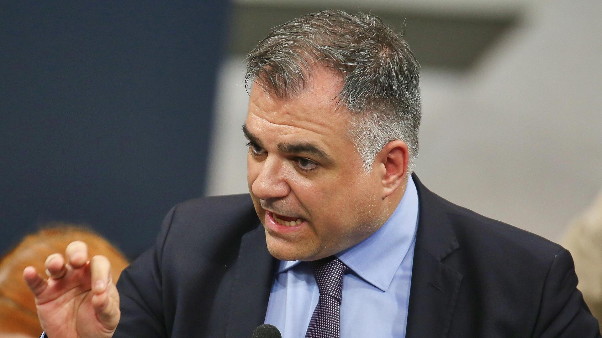 Christos Pantazis (SPD) bei einer Rede im Deutschen Bundestag