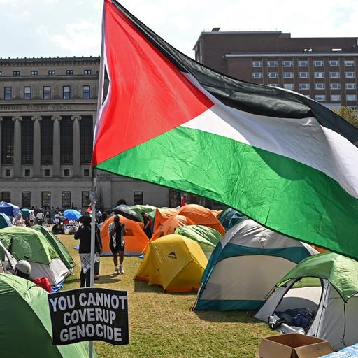 Pro-palästinensische Proteste an der Columbia-Universität in New York