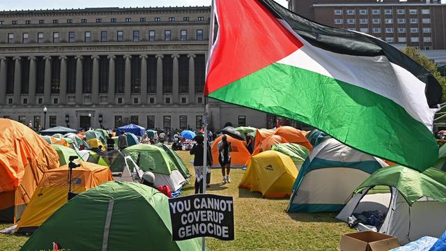 Pro-palästinensische Proteste an der Columbia-Universität in New York