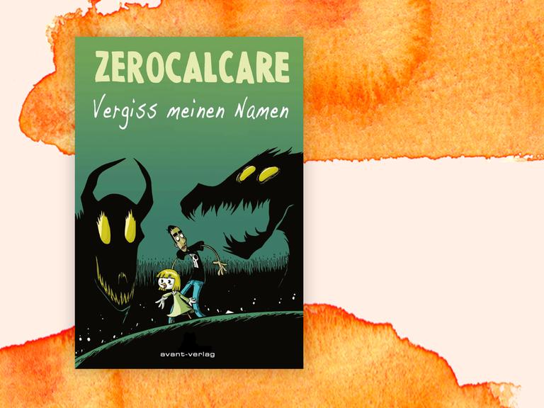 Das Cover des Comic "Vergiss meinen Namen" von Zerocalcare zeigt eine typische Comicszene: Zwei Comicfiguren schauen sich schreckhaft um, weil in den Schatten Monster auf sie lauern. Das Cover des Comic "Vergiss meinen Namen" von Zerocalcare zeigt eine typische Comicszene: Zwei Comicfiguren schauen sich schreckhaft um, weil in den Schatten Monster auf sie lauern.